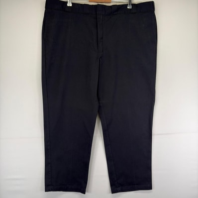 古着 ディッキーズ Dickies パンツ 874 オリジナルフィット ワンポイントロゴ 作業着 ワーク w48 L30 ブラック メンズ