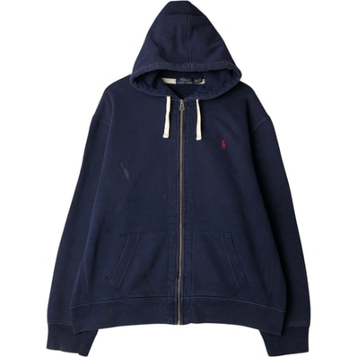 古着 ラルフローレン Ralph Lauren POLO RALPH LAUREN スウェットフルジップパーカー メンズXXL相当/eaa630471