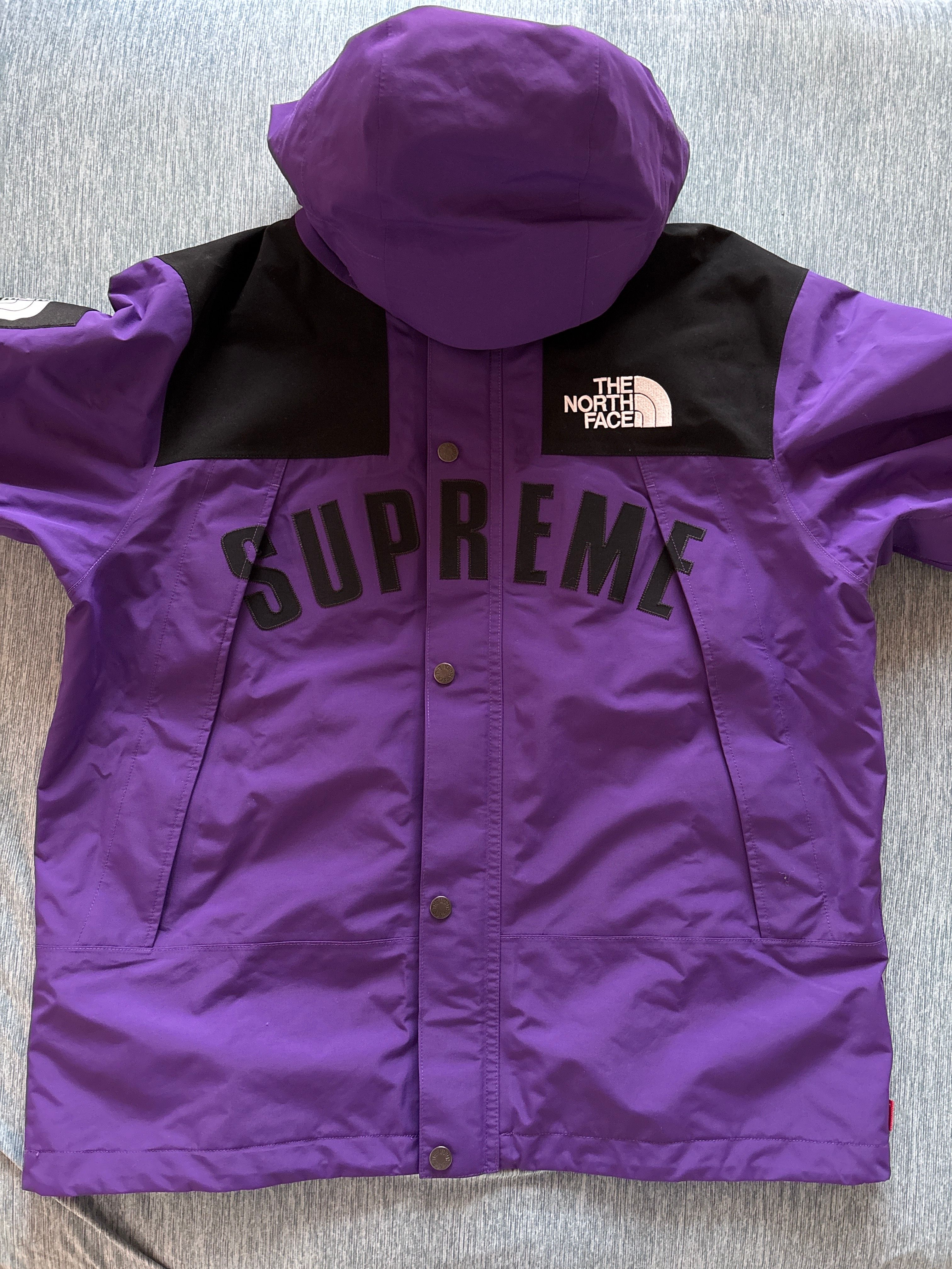 Supreme x The North Face Arc Logo Mountain Parka "Purple"