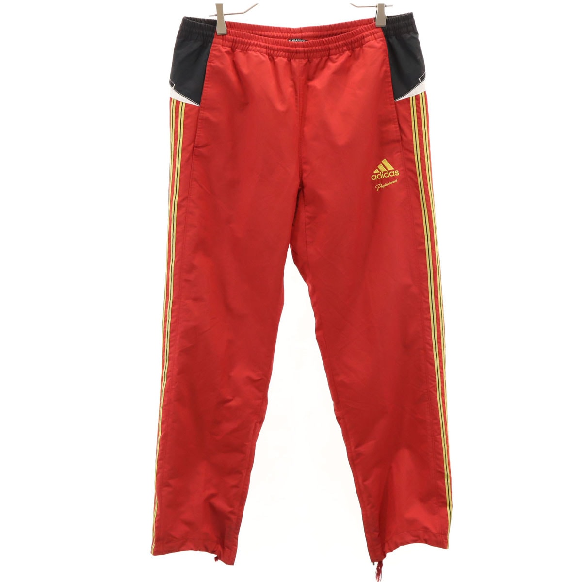 adidas アディダス ウインドパンツ L レッド 裏メッシュ