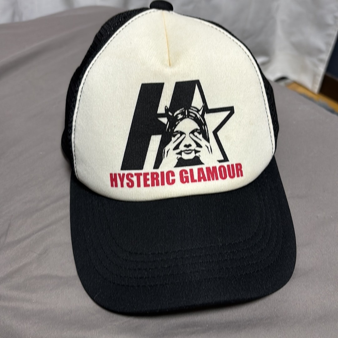 HYSTERIC GLAMOUR Star Evil Mesh Cap "Black" 02243QH02