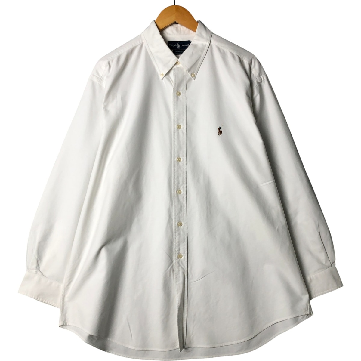 古着 ラルフローレン Ralph Lauren YARMOUTH 長袖 ボタンダウンシャツ メンズXL相当/eaa585477