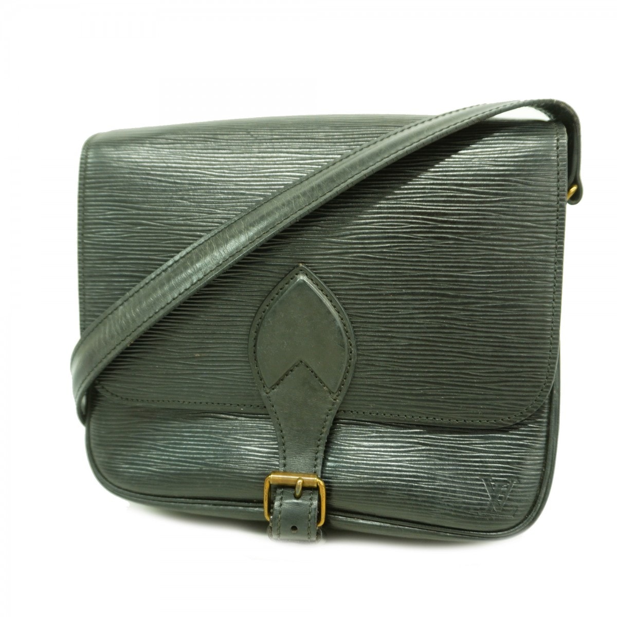 ★最終価格★SALE【6ce6349】ルイヴィトン ショルダーバッグ エピ カルトシエール M52242 ノワール【中古】レディース