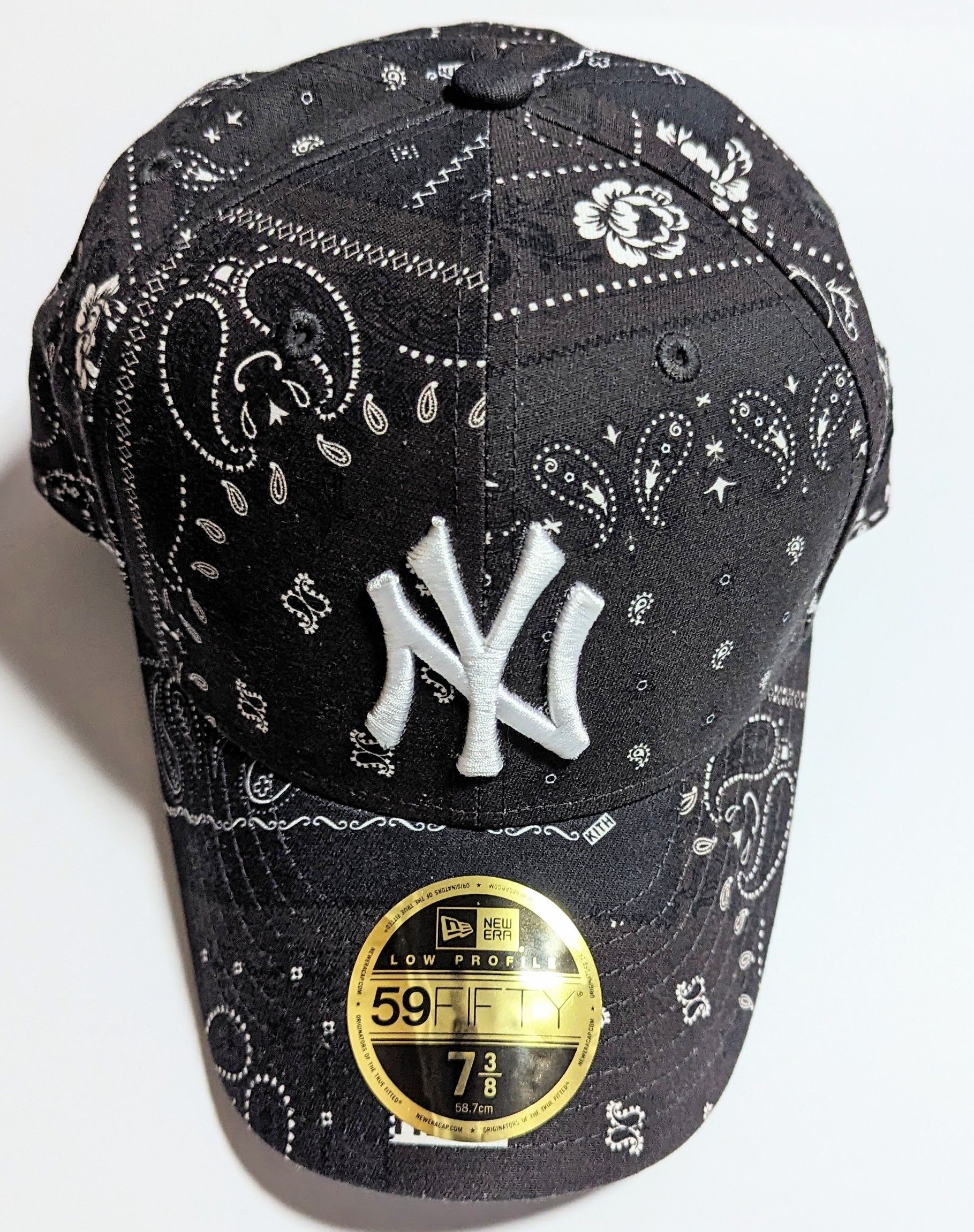 KITH × NEW ERA Yankees Deconstructed Bandana Low Profile "Shadow"