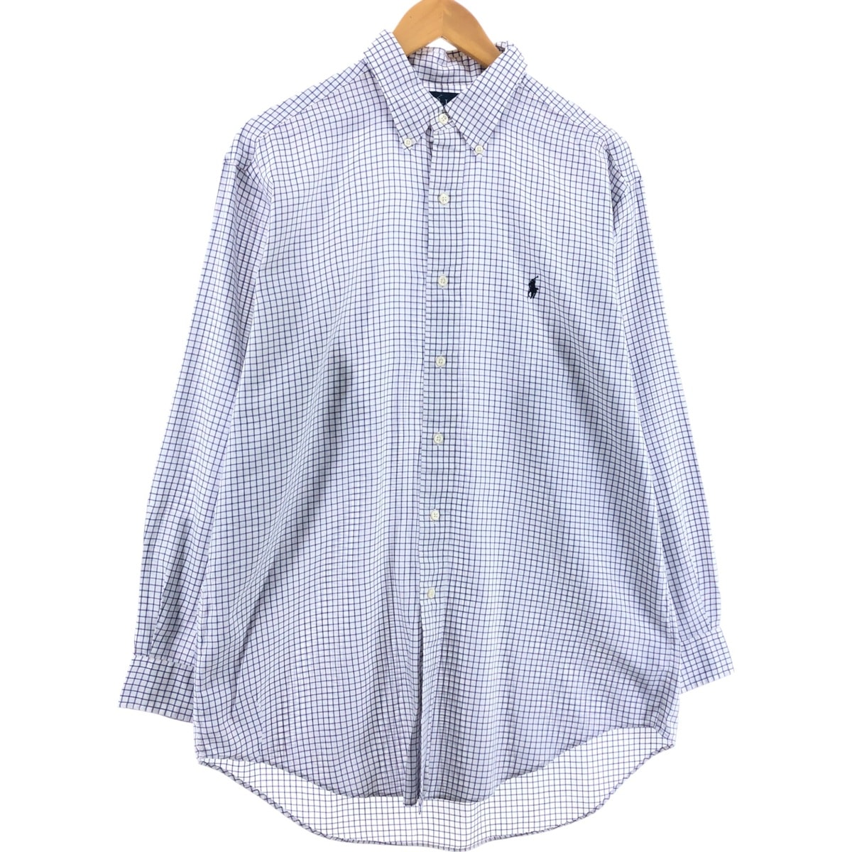 古着 ラルフローレン Ralph Lauren YARMOUTH 長袖 ボタンダウンチェックシャツ メンズXL相当/eaa546841