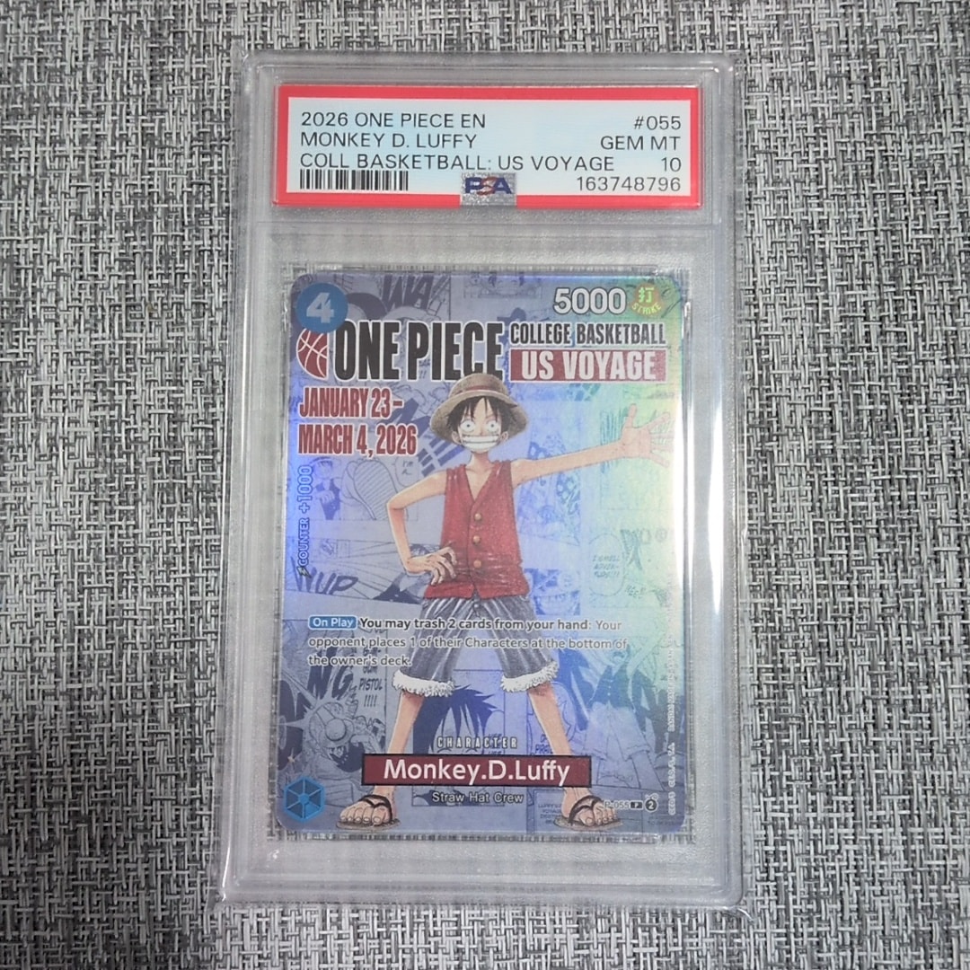 PSA10】モンキー・D・ルフィ：P (開封済) [P-055]【英語版