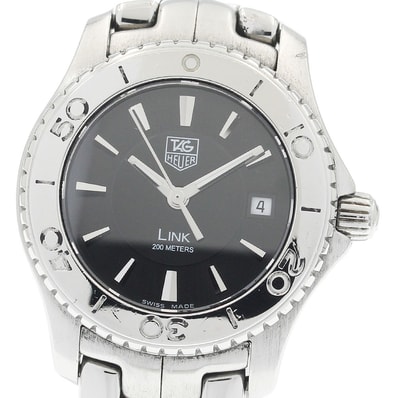 タグホイヤー リンク デイト WJ1314-0 レディース 【中古】
