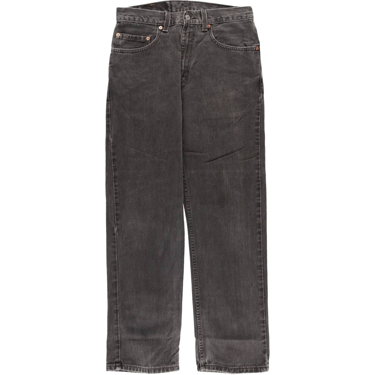 古着 ~00年代 リーバイス Levi's 505 ブラックデニム テーパードデニムパンツ メンズw30相当/evb033108