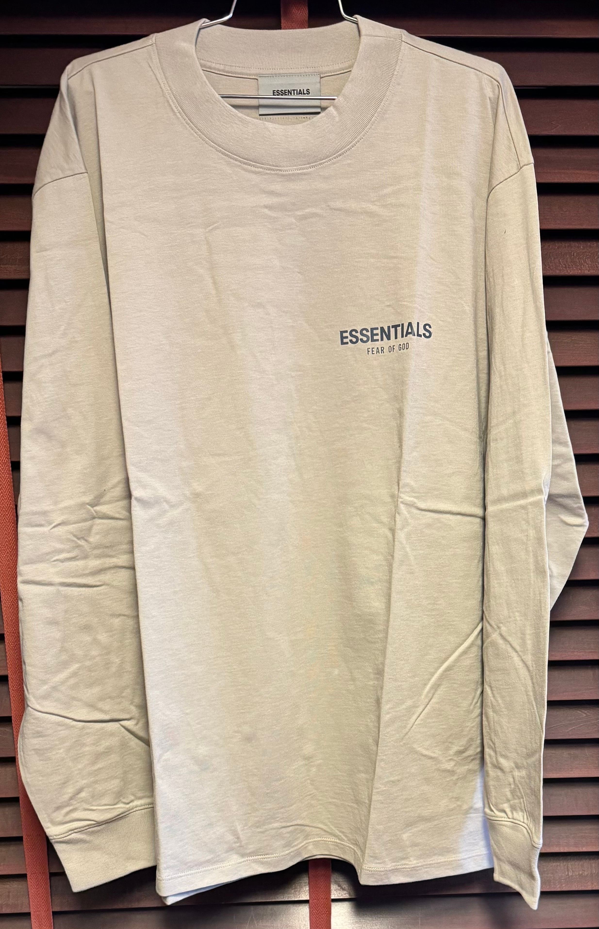 FEAR OF GOD ESSENTIALS LS TEE "string"