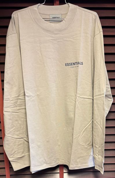 FEAR OF GOD ESSENTIALS LS TEE "string"