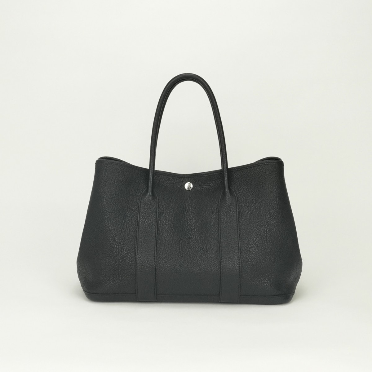 エルメス HERMES ガーデンパーティPM ガーデンパーティ PM ガーデンパーティ36 ガーデンパーティー バッグ トートバッグ ネゴンダ ノワール Noir ブラック Black 黒 シルバー金具 ハンドバッグ