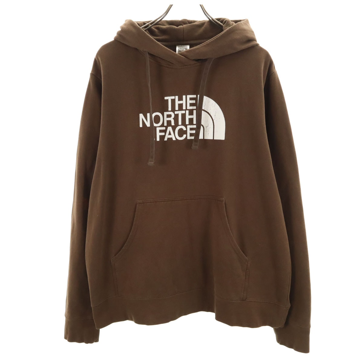 THE NORTH FACE ザノースフェイス 長袖 スウェットパーカー L ブラウン アウトドア