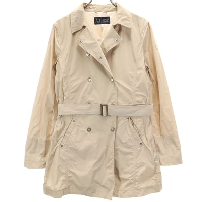 ARMANI JEANS アルマーニジーンズ トレンチコート 44 ベージュ
