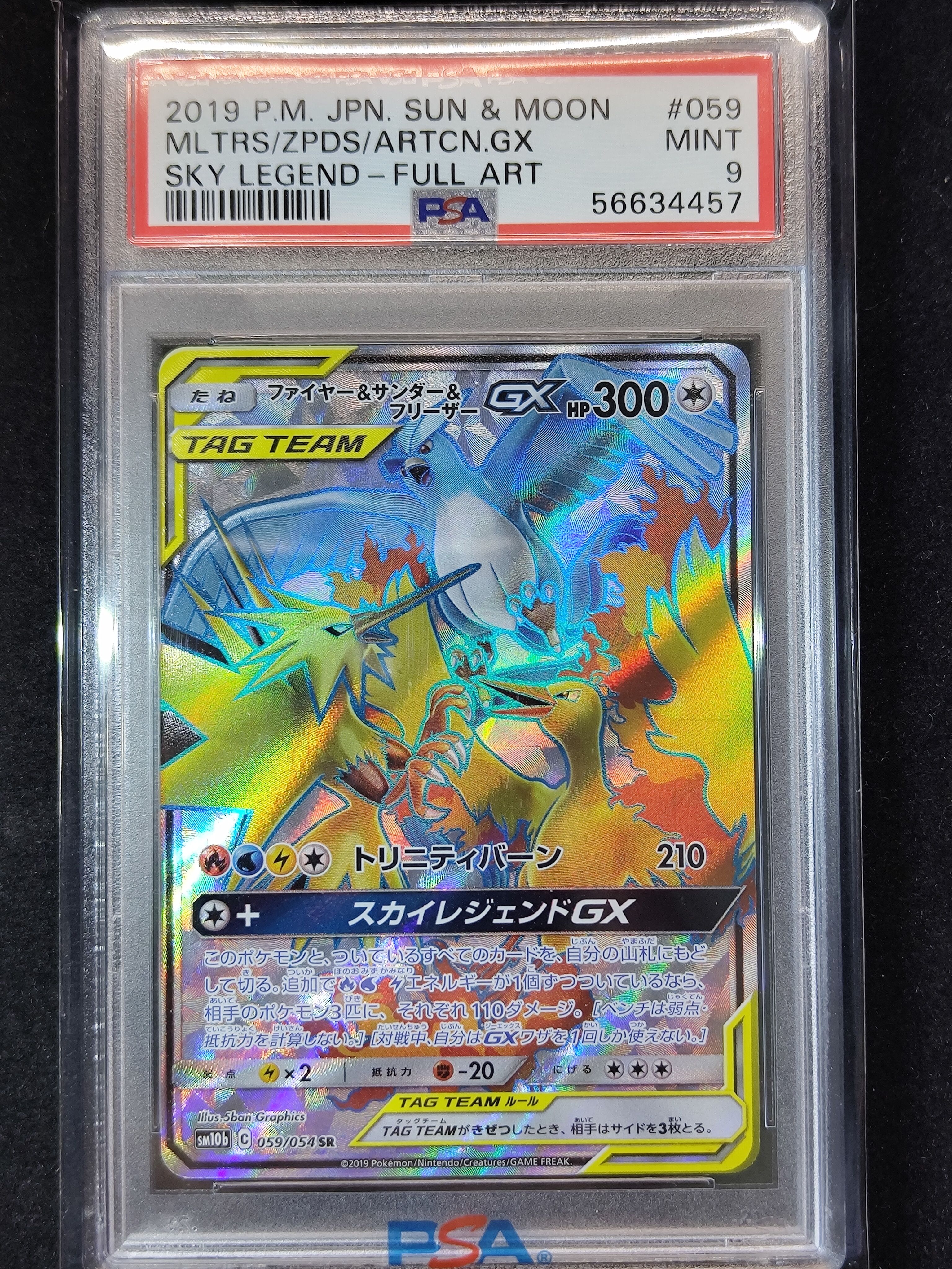 ファイヤー&サンダー&フリーザーGX SR[SM10b 059/054](強化拡張パック「スカイレジェンド」)