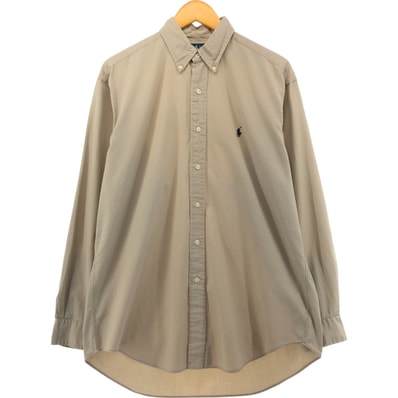 古着 ラルフローレン Ralph Lauren BLAKE 長袖 ボタンダウンシャツ メンズM相当/eaa554481