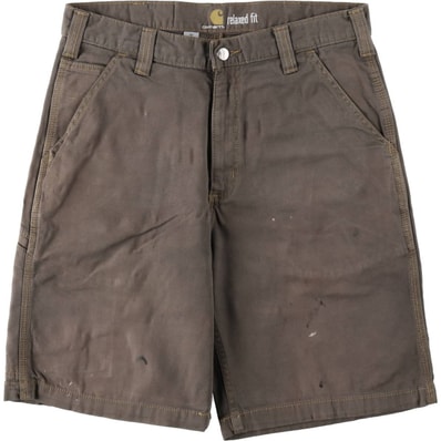 古着 カーハート Carhartt RELAXED FIT ダック地 ワークショーツ ショートパンツ メンズw32相当/eaa656836
