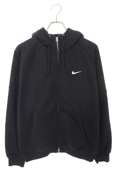 Supreme x Nike Zip Up Hooded Sweatshirt "Black"