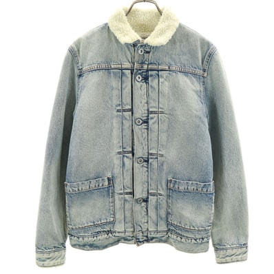 Levi's リーバイス デニムジャケット S ブルー ボア ジージャン