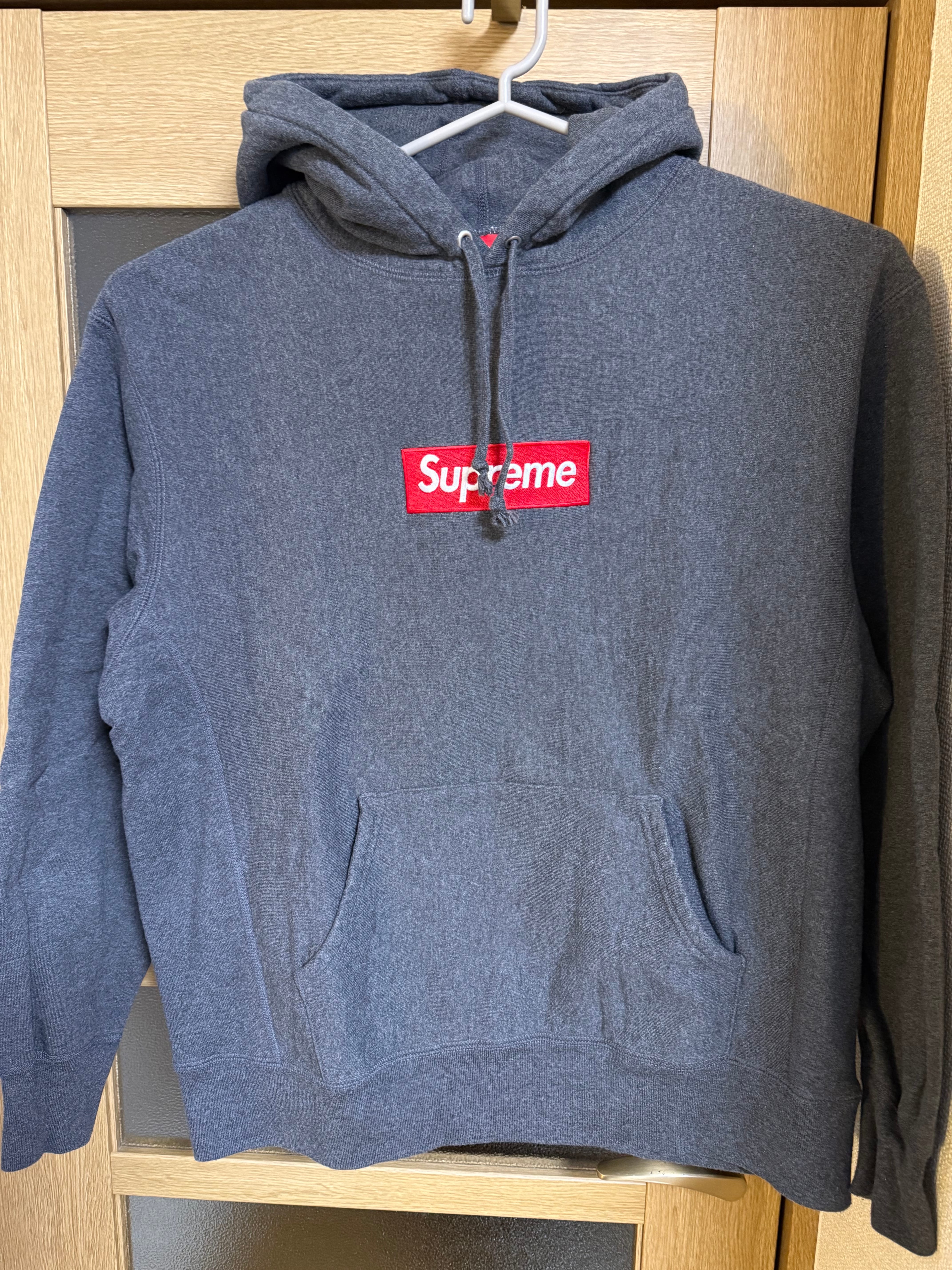 Supreme Box Logo Hooded Sweatshirt "Charcoal" (21FW)