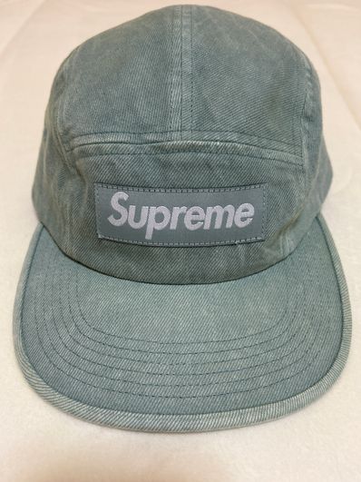Supreme Denim Camp Cap "Mint" (24SS)