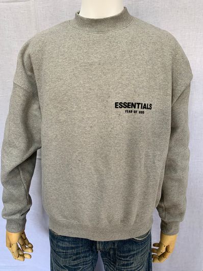 FEAR OF GOD ESSENTIALS Crewneck "Dark Oatmeal"
