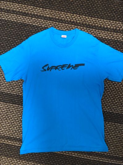 Supreme Futura Logo Tee "Blue"