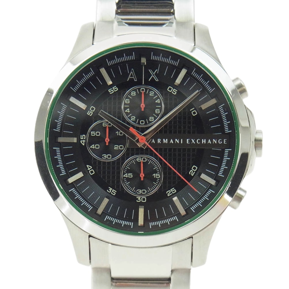 ARMANI EXCHANGE アルマーニエクスチェンジ 時計 4000 クロノグラフ クオーツ 腕時計 シルバー系【中古】