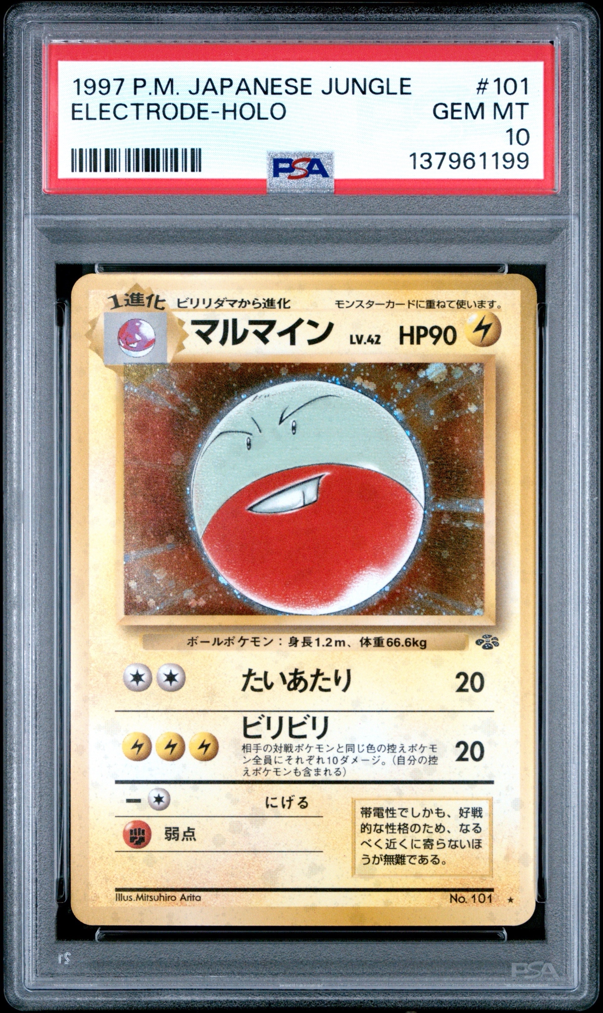 マルマイン R: 旧裏 [PMCG2 No.101](拡張パック「ポケモンジャングル」)