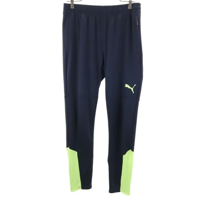 PUMA プーマ ロングジャージパンツ XL ネイビー