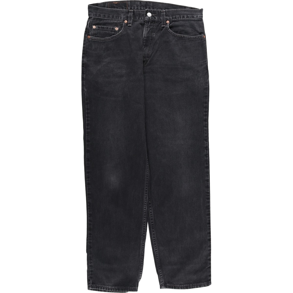 古着 00年代 リーバイス Levi's 550-0260 RELAXED FIT ブラックデニム テーパードデニムパンツ USA製 メンズw35相当/evb030895