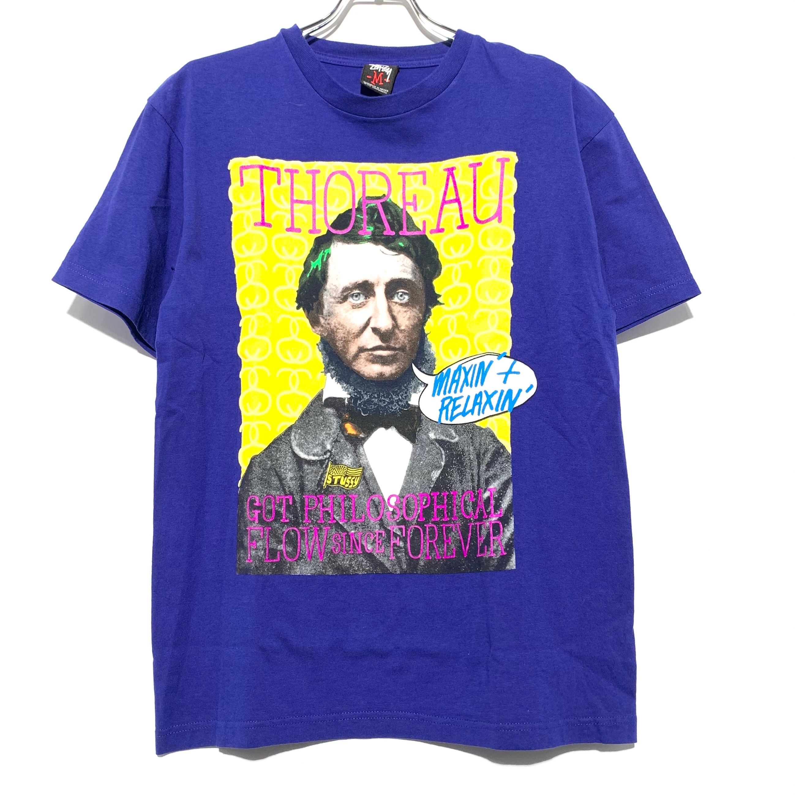 STUSSY Thoreau Great Minds Tee Blue