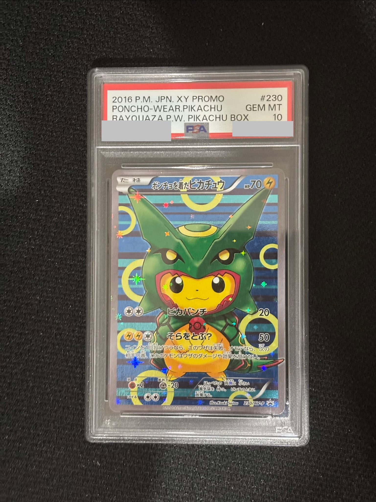 ポンチョを着たピカチュウ: プロモ[XY-P 230/XY-P](プロモーション