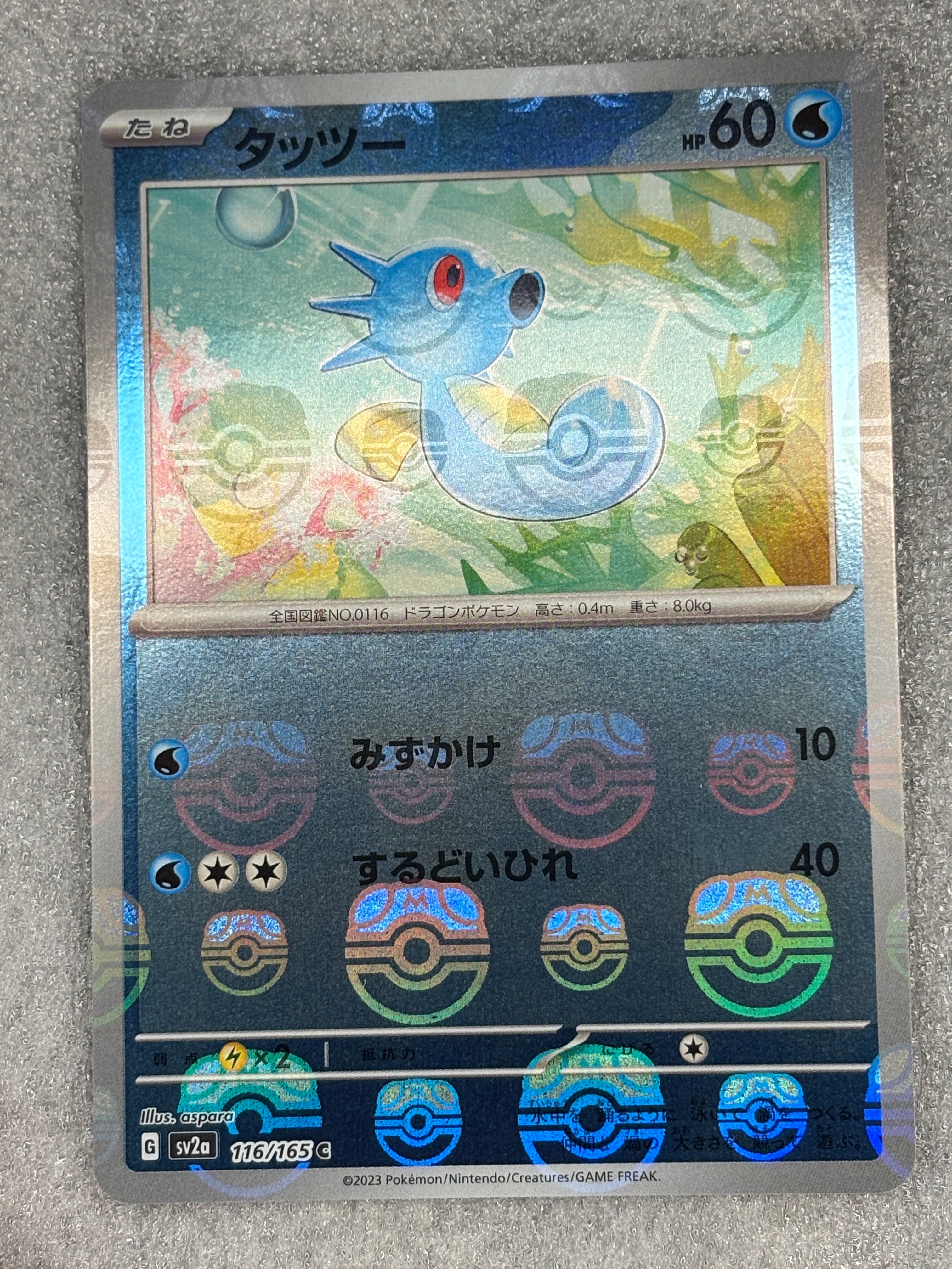 PSA10】タッツー C: マスターボールミラー[SV2a 116/165](強化拡張