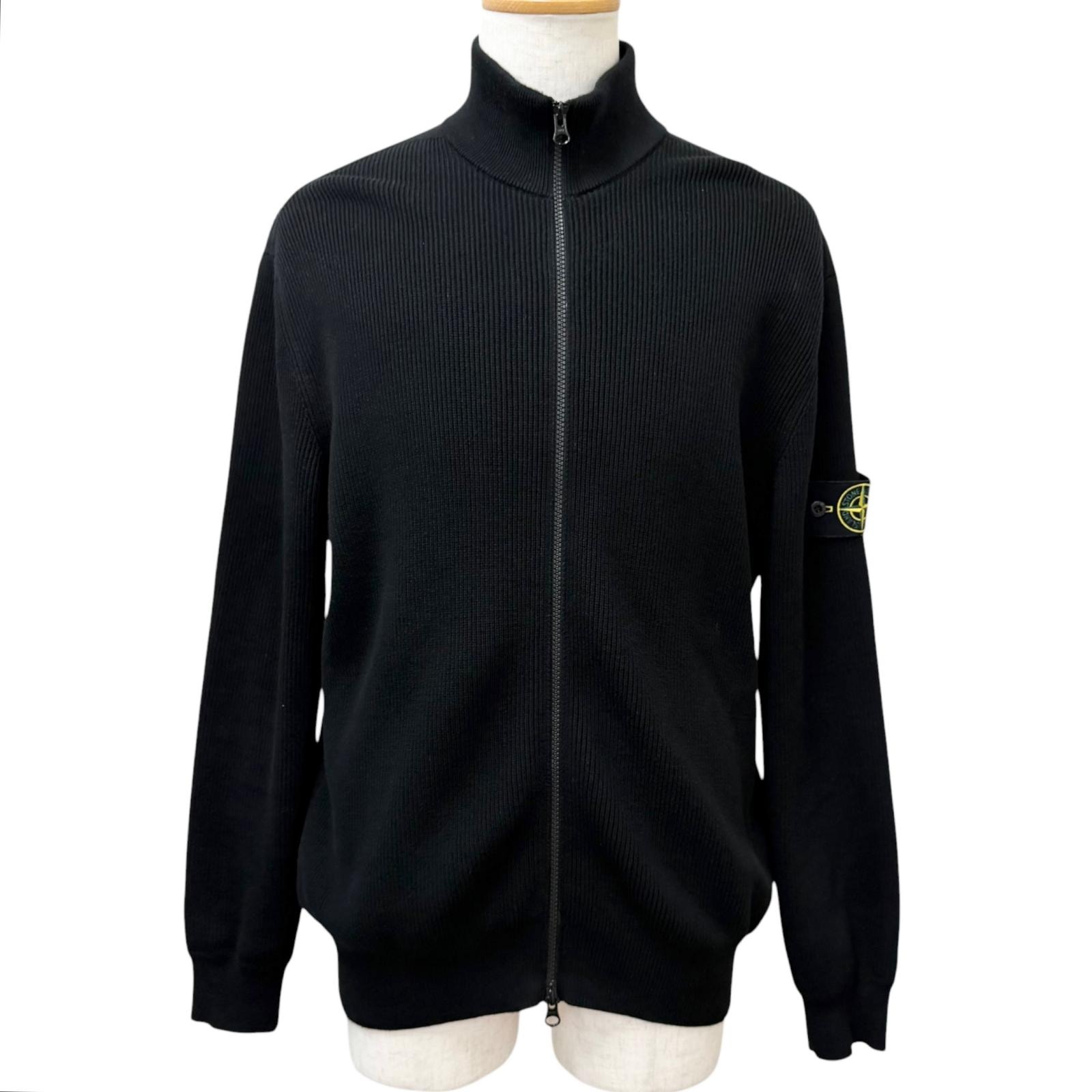 美品 ストーンアイランド ニットブルゾン メンズ XL