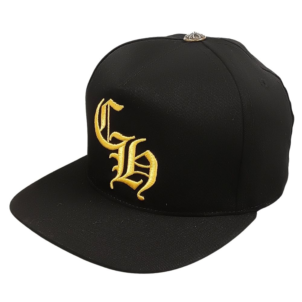 Chrome Hearts Baseball Cap 5 Panel CH "Black/Yellow"