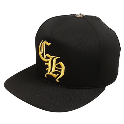 Chrome Hearts Baseball Cap 5 Panel CH "Black/Yellow"