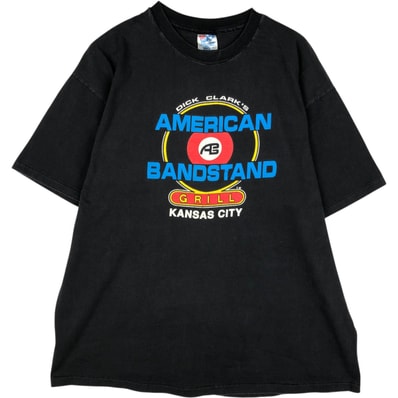 古着 90年代 ヘインズ Hanes BEEFY-T Dick Clark's American Bandstand Grill アドバタイジングTシャツ USA製 メンズXXL相当 ヴィンテージ/eaa621813