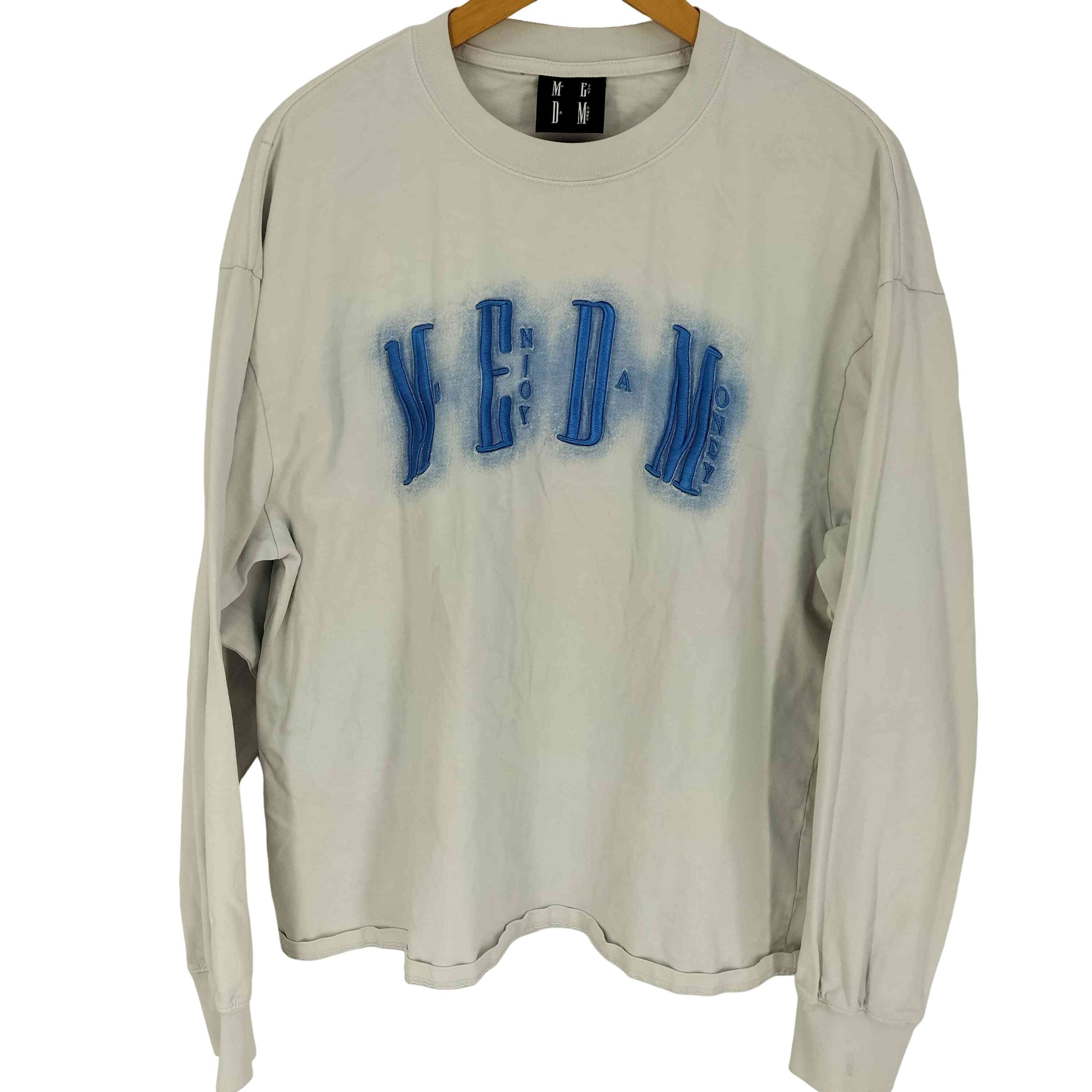 ロゴ刺繍 クルーネック ロングスリーブTシャツ【1141967026449】