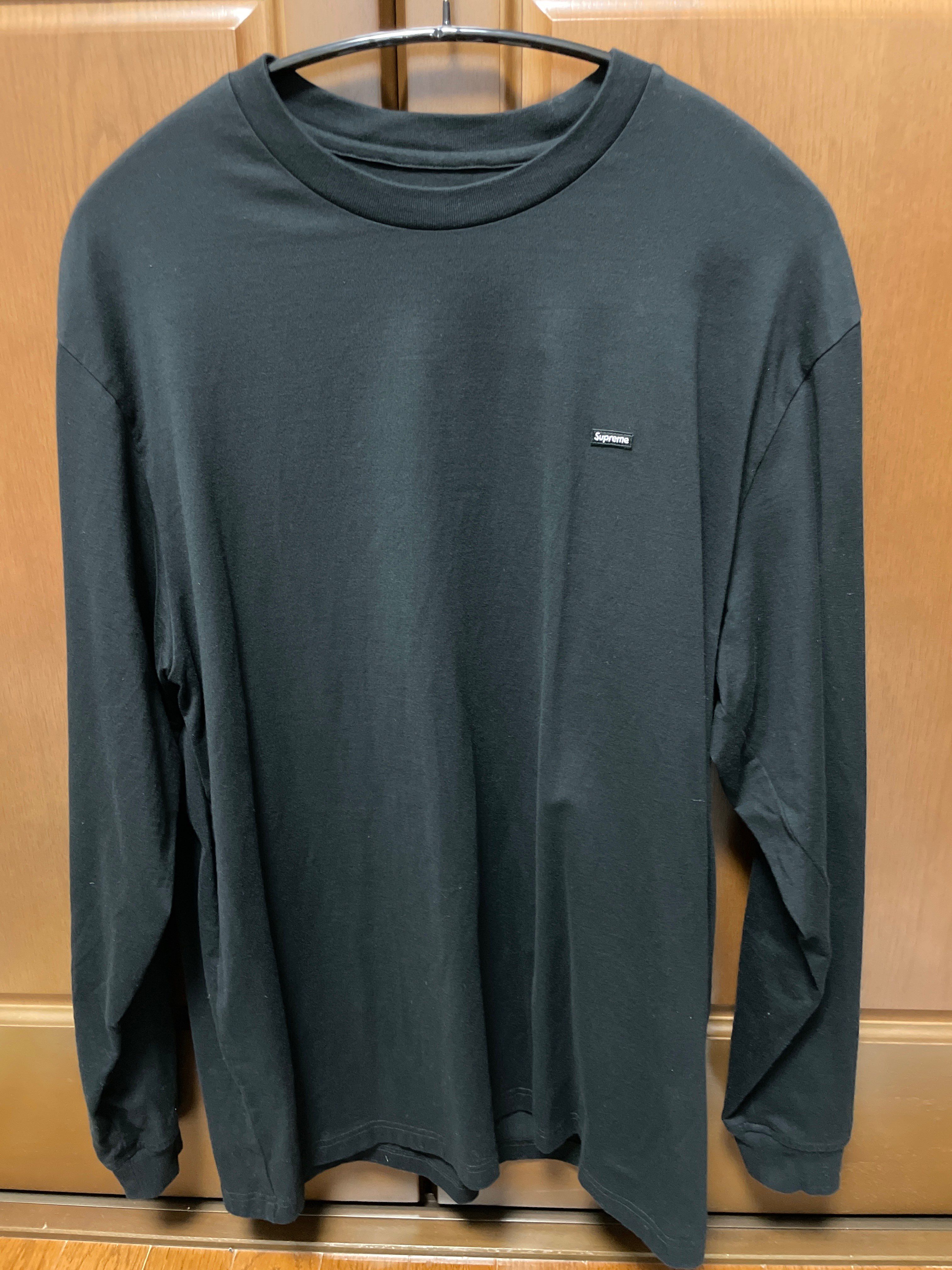 Supreme Small Box L/S Tee "Black"(21FW)