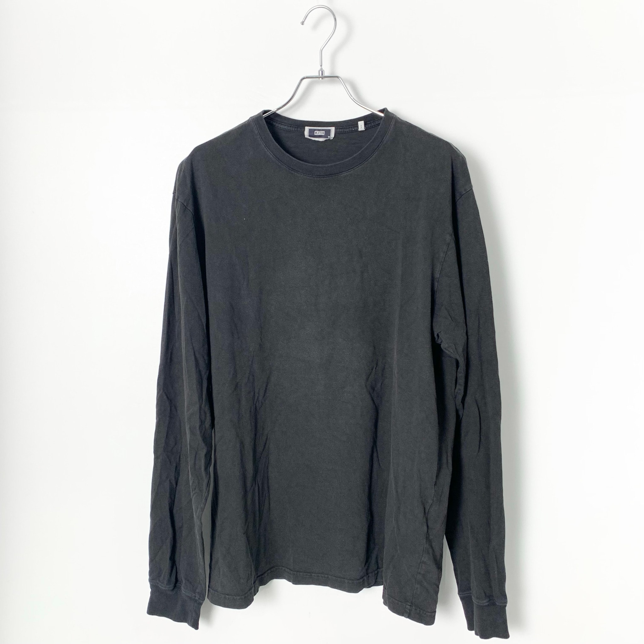 Kith Long Sleeve Vintage Tee "Black"