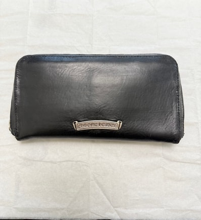 値下げ交渉可能 / 正規品!CHROME HEARTS クロムハーツ スクロールラベル ウォレット 財布