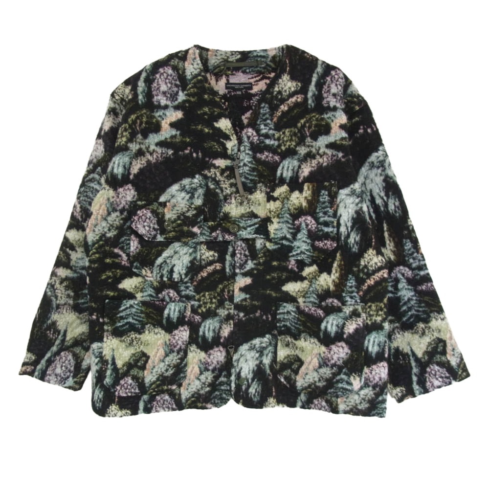 Engineered Garments エンジニアードガーメンツ ジャケット SHOOTING JACKET CP FOREST JACQUARD フォレストジャカード シューティング ジャケット ブラック系 XXS【中古】