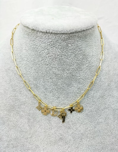 Louis Vuitton Roman Holidays Necklace "Gold"