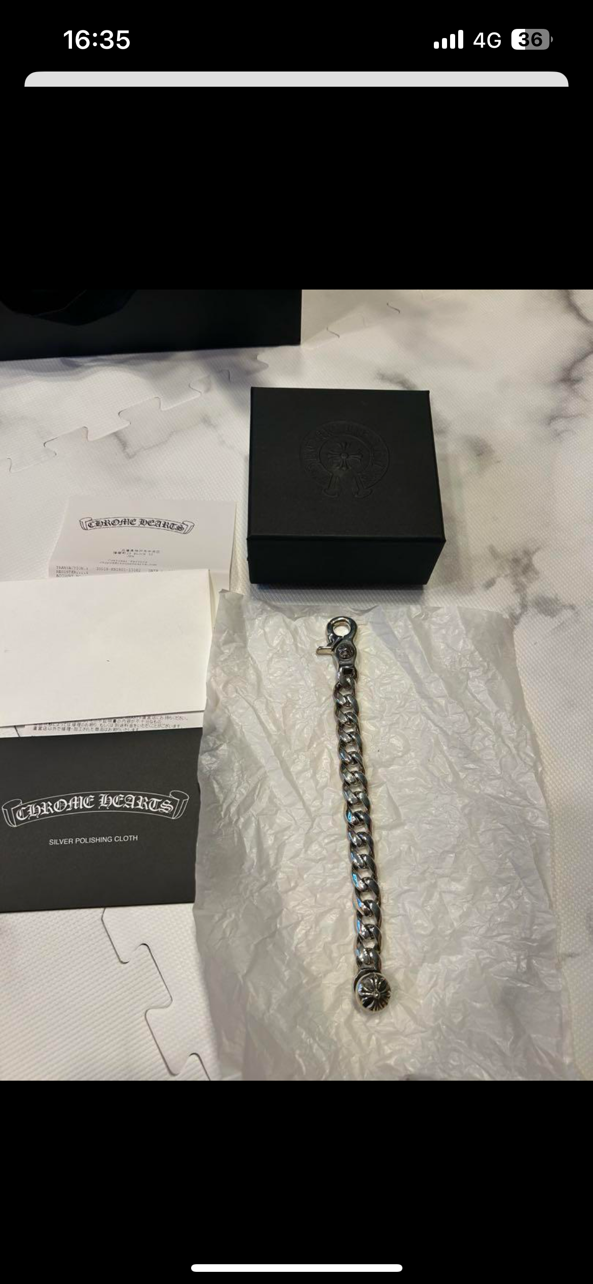 Chrome Hearts Bracelet / Classic Link Bracelet "Silver"