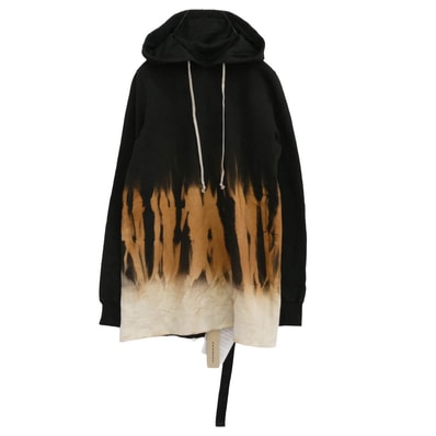 Rick Owens リックオウエンス パーカー 24AW DU02D2285-FSUN DRKSHDW ダークシャドウ Sun Pullover Hoodie サン プルオーバー パーカー フーディー ブラック系 ブラウン系 M【美品】【中古】
