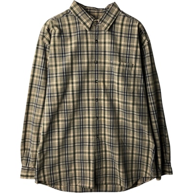 古着 ~90年代 エルエルビーン L.L.Bean 長袖 コットンチェックシャツ メンズL相当 ヴィンテージ/eaa646605