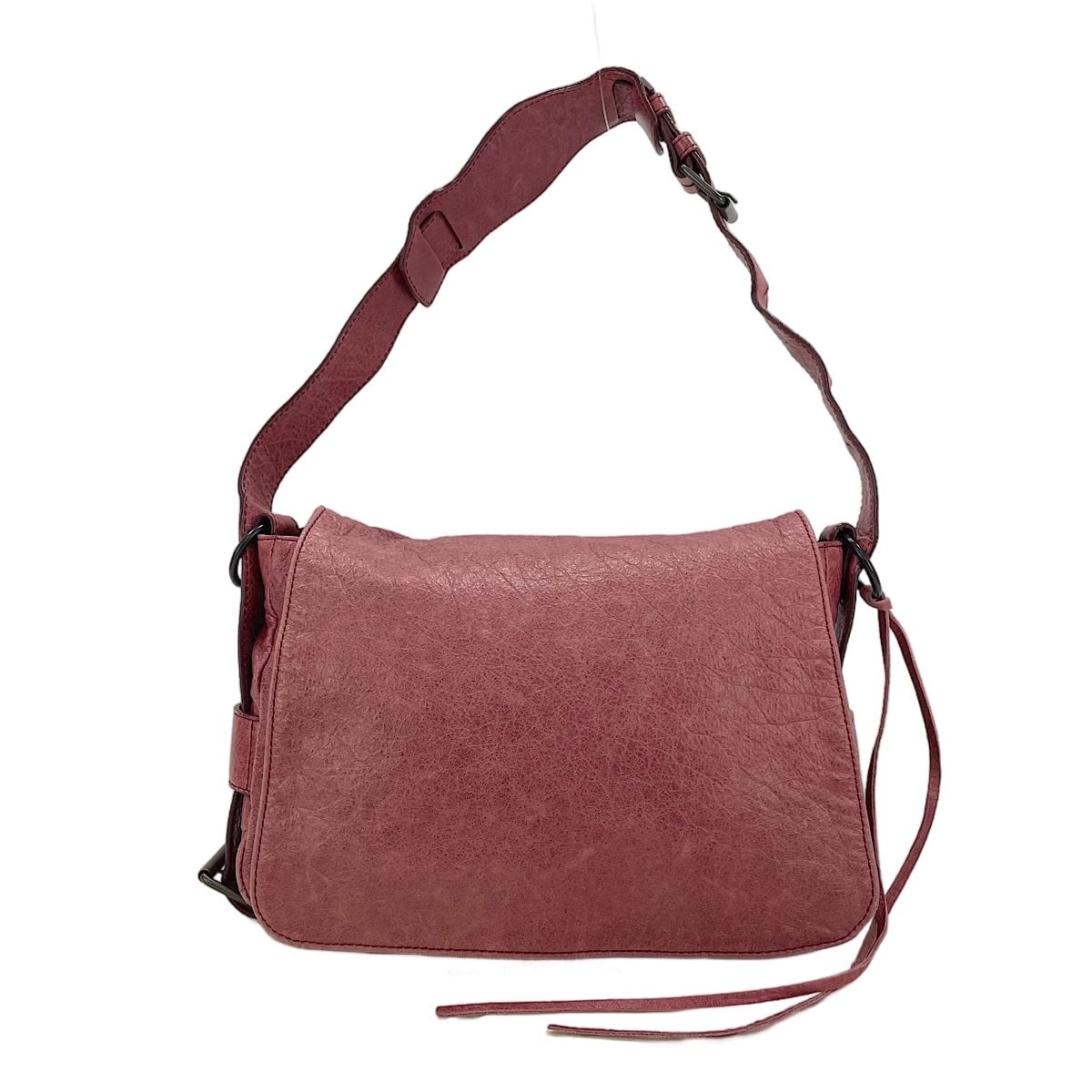 バレンシアガ BALENCIAGA レザー ショルダーバッグ【中古】
