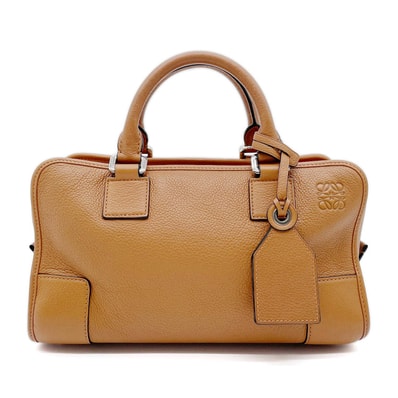 LOEWE ロエベ アマソナ28 ハンドバッグ
レザー キャンバス ブラウン レディース
【中古】