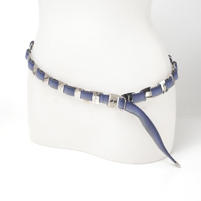 Salvatore Ferragamo サルヴァトーレフェラガモ ベルト サイズ- ヴァラ グラデーションカラー イタリア製 ブランド古着【中古】20260508/RA9208