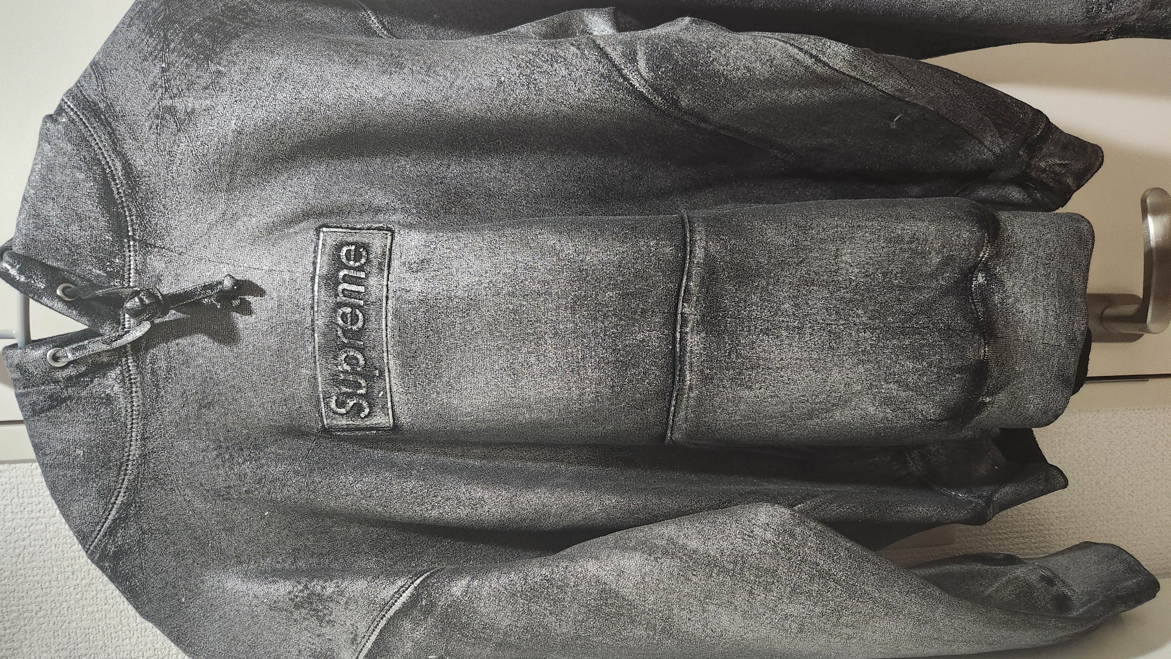 Supreme x MM6 Maison Margiela Foil Box Logo Hooded Sweatshirt "Black"